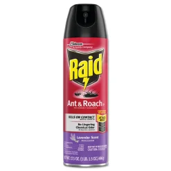 Raid 17.5 oz. Aerosol Spray Ant and Roach Killer - Lavender