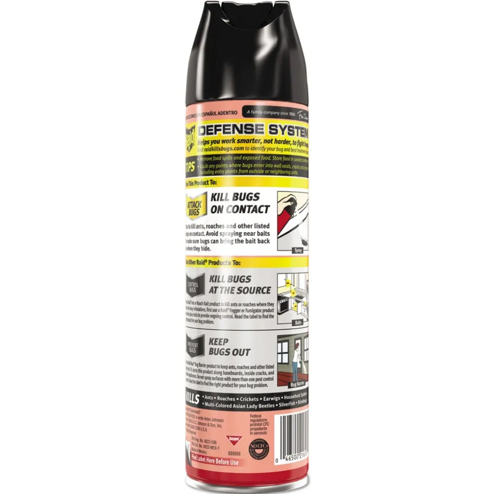 Raid 17.5 oz. Aerosol Spray Ant and Roach Killer - Outdoor Fresh (12/Carton)