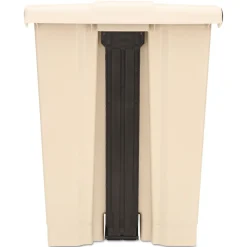 Rubbermaid Commercial 23 Gallon Polyethylene Step-On Receptacle - Beige