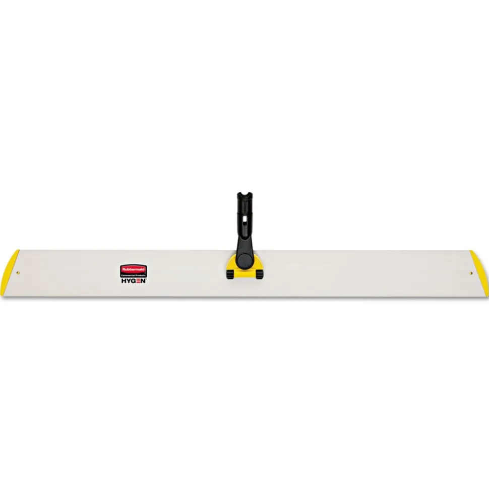 Rubbermaid Commercial HYGEN HYGEN 36-1/10 in. Quick Connect Single-Sided Aluminum Wet/Dry Mop Frame - Yellow