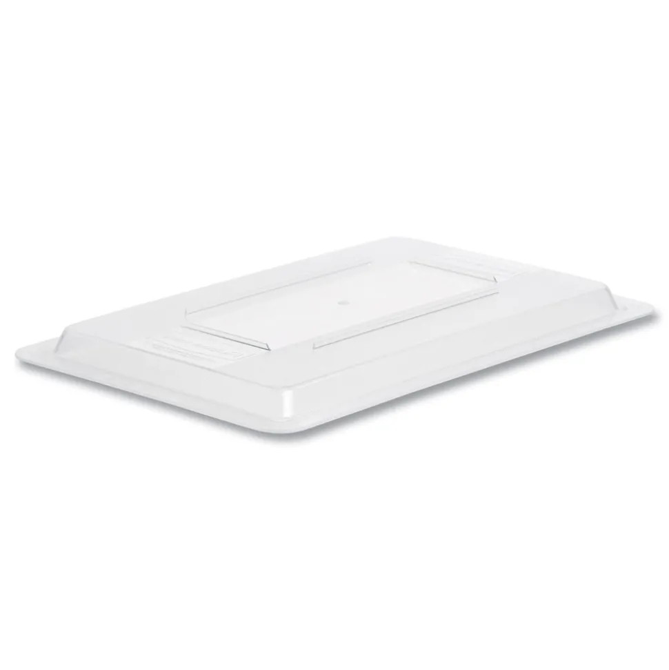 Rubbermaid Commercial 12 in. x 18 in. Food/Tote Box Lids - Clear