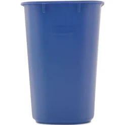 Rubbermaid Commercial 13.63-Quart Rectangular Deskside Recycling Container - Small, Blue