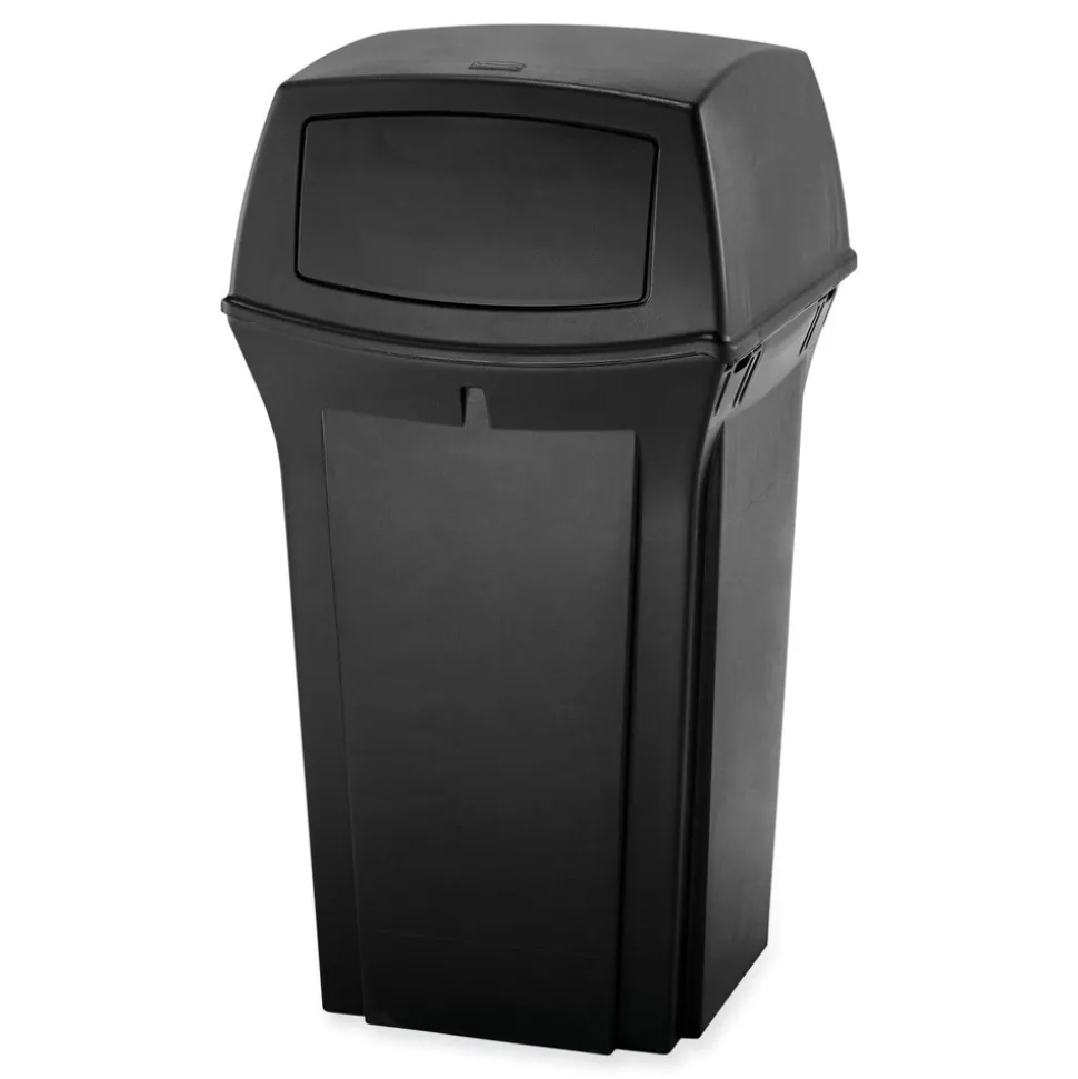 Rubbermaid Commercial Ranger 45-Gallon Fire-Safe Structural Foam Container - Black