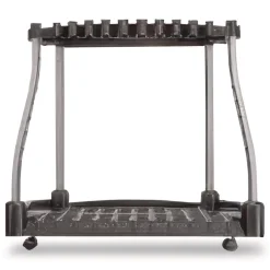 Rubbermaid FastTrack Garage Tool Tower Rack Plastic Holds Up to 40 Tools 38-in x 20.5-in x 34.4-in Black