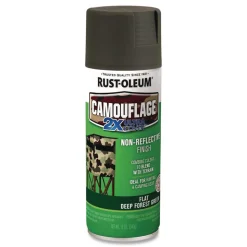 Rust-Oleum 12 oz. Aerosol Can Camouflage Spray Paint - Flat Deep Forest Green (6/Carton)