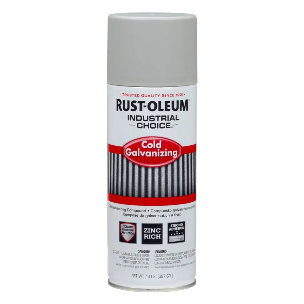 Rust-Oleum RST1685830CT Industrial Choice 14 oz Galvanizing Metallic Compound Spray (6/Carton)