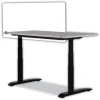 Safco 7517CL 59.5 in. x 2.5 in. x 23.5 in. 7517 Series Acrylic Wellness Panel - Clear