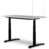 Safco 7515CL 23.5 in. x 2.5 in. x 23.5 in. Wellness Panel - Acrylic/Clear