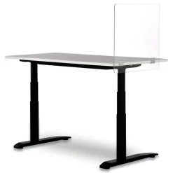 Safco 7515CL 23.5 in. x 2.5 in. x 23.5 in. Wellness Panel - Acrylic/Clear