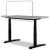 Safco 7516CL 47.5 in. x 2.5 in. x 23.5 in. Wellness Panel - Acrylic/Clear