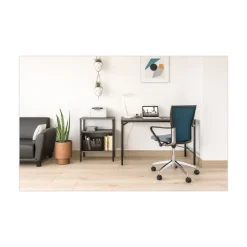 Safco Simple 45.5 in. x 23.5 in. x 29.5 in. Work Desk - Gray