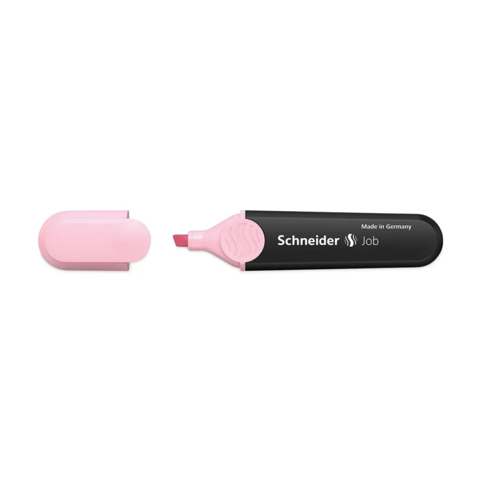 Schneider 1 millimeter/5 millimeter Chisel Tip Job Pastel Highlighters - Assorted Ink/Barrel Colors (6/Pack)