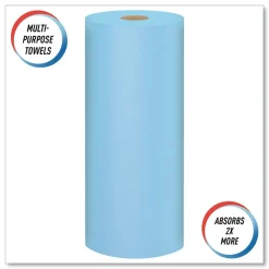 Scott 75130 9.4 in. x 11 in. Standard Shop Towels - Blue (55/Roll 30 Rolls/Carton)