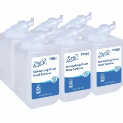 Scott 91560 1000ml Pro Moisturizing Foam Hand Sanitizer Refill - Fruity Cucumber Scent (6/Carton)