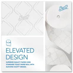 Scott 2-Ply Septic Safe Pro Small Core High Capacity/SRB Bath Tissue - White (36/Carton)