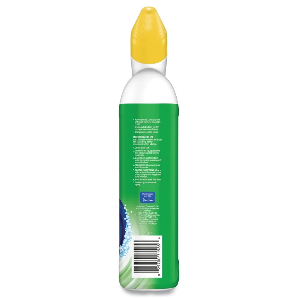 Scrubbing Bubbles 24 oz Power Stain Destroyer Toilet Bowl Disinfectant - Rainshower Scent (6/Carton)