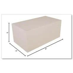 SCT 9 in. x 5 in. x 4 in. Paper Carryout Boxes - White (250/Carton)