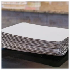 SCT Single Wall Pad Paper 25.5 in. x 17.5 in. Bakery Bright White Cake Pad - White (50/Carton)