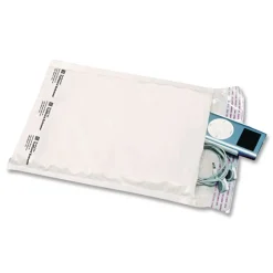 Sealed Air #2 Barrier Bubble Air Cell Cushion Self-Adhesive Closure 8.5 in. x 12 in. Jiffy TuffGard Extreme Self-Seal Mailer - White (50/Carton)