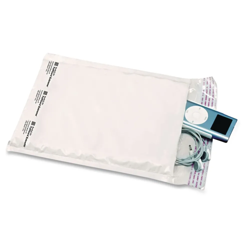 Sealed Air Jiffylite 8.5 in. x 12 in. #2 Barrier Bubble Air Cell Cushion Self-Adhesive Closure Self-Seal Bubble Mailer - White (100/Carton)