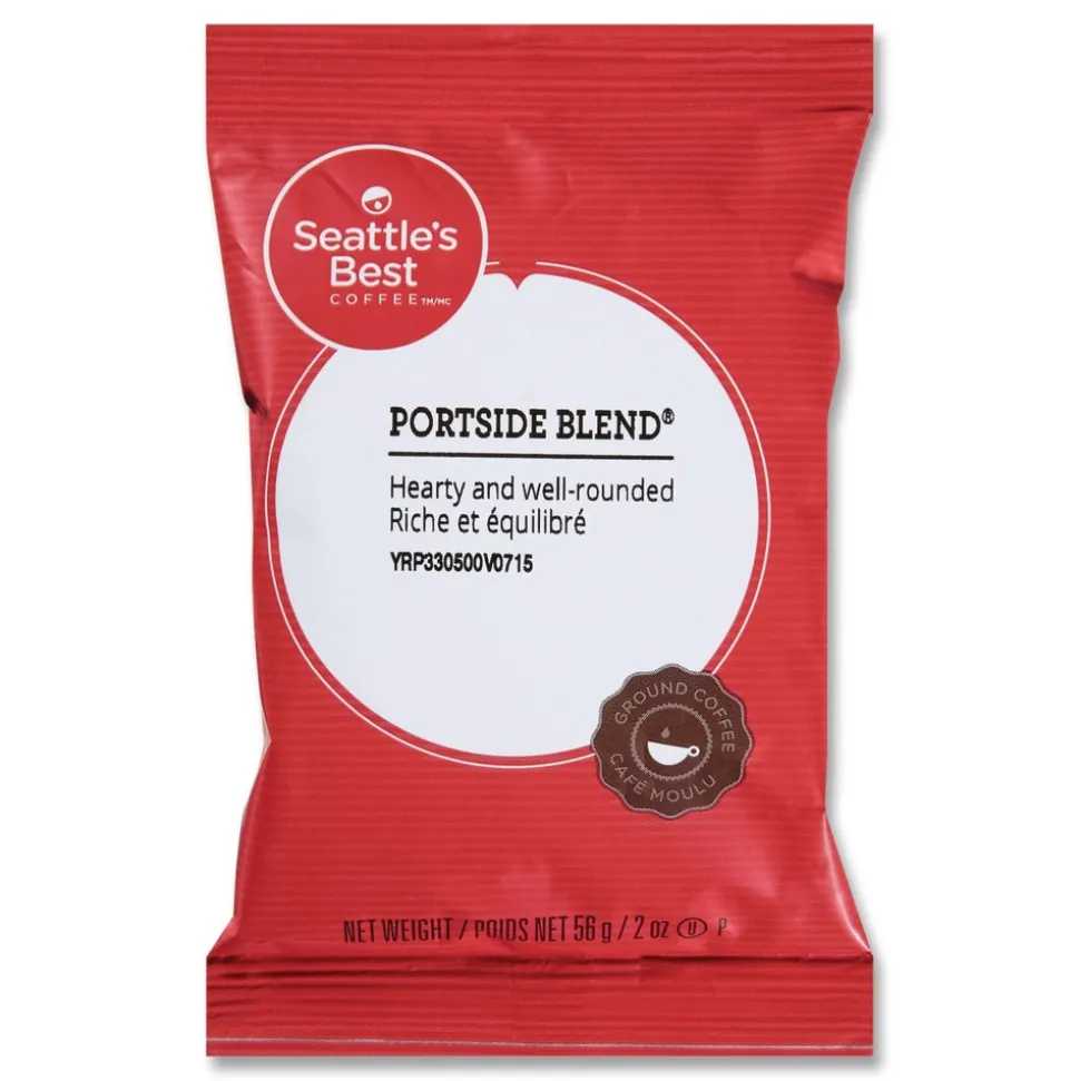 Seattle's Best 12420871 2.1 oz. Packet Premeasured Coffee Packs - Portside Blend (72/Carton)