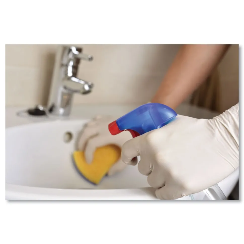 SemperCare Latex Examination Gloves - Cream/Medium (100/Box)