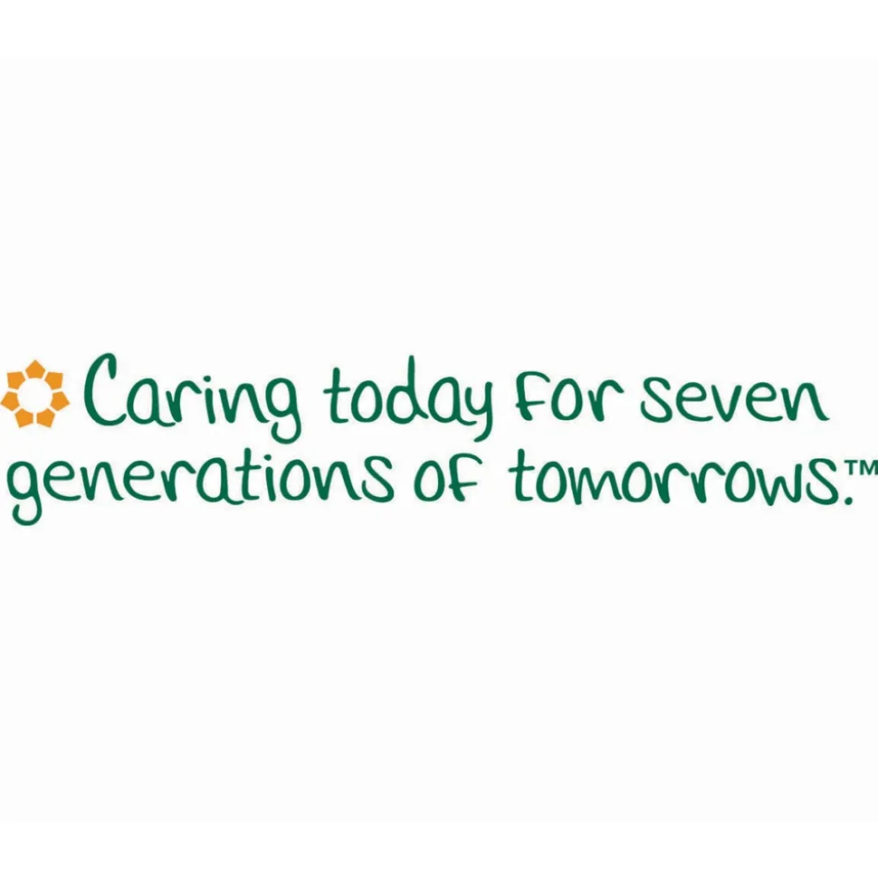Seventh Generation 13722 100% Recycled 11 in. x 5.4 in. 2-Ply Paper Kitchen Towel Rolls - White (156 Sheets/Roll, 24 Rolls/Carton)