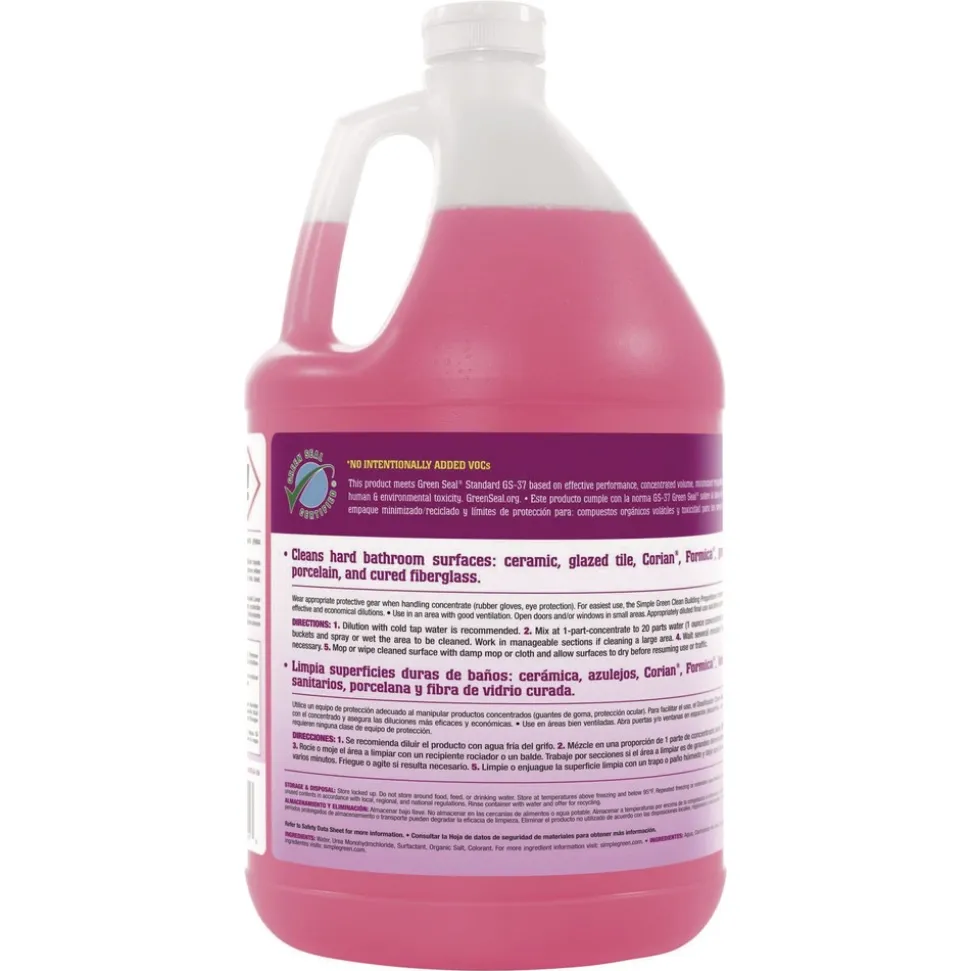 Simple Green Clean Building 1-Gallon Bathroom Cleaner Concentrate - Unscented