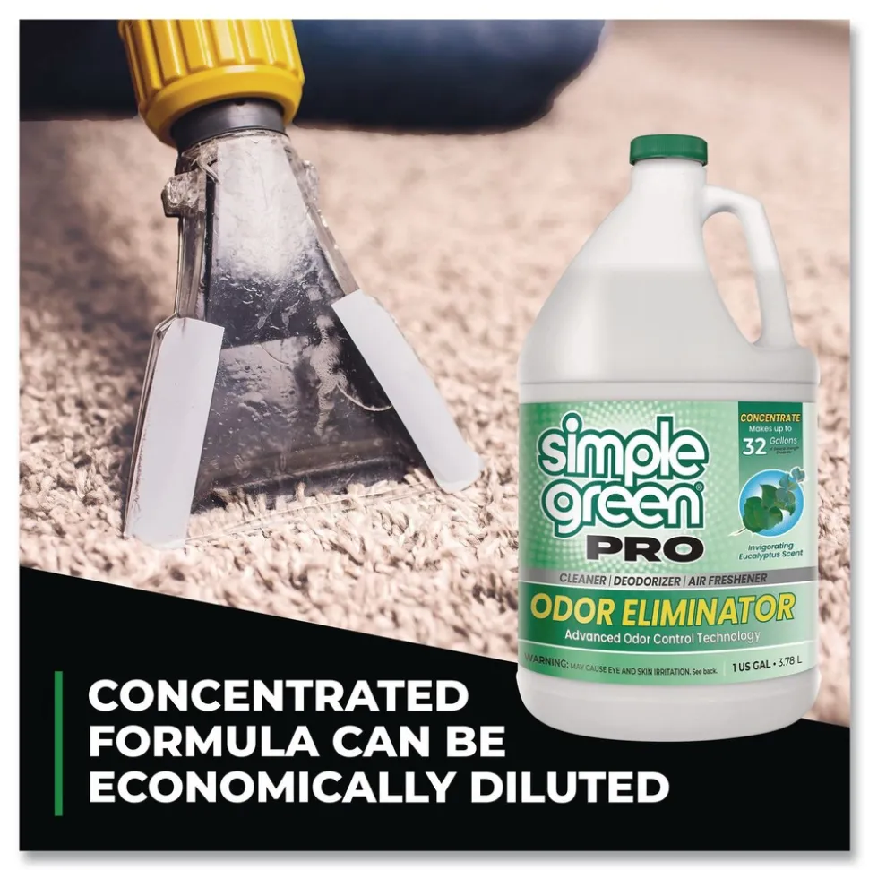 Simple Green 1 Gallon Pro Odor Eliminator - Eucalyptus Scent (6/Carton)
