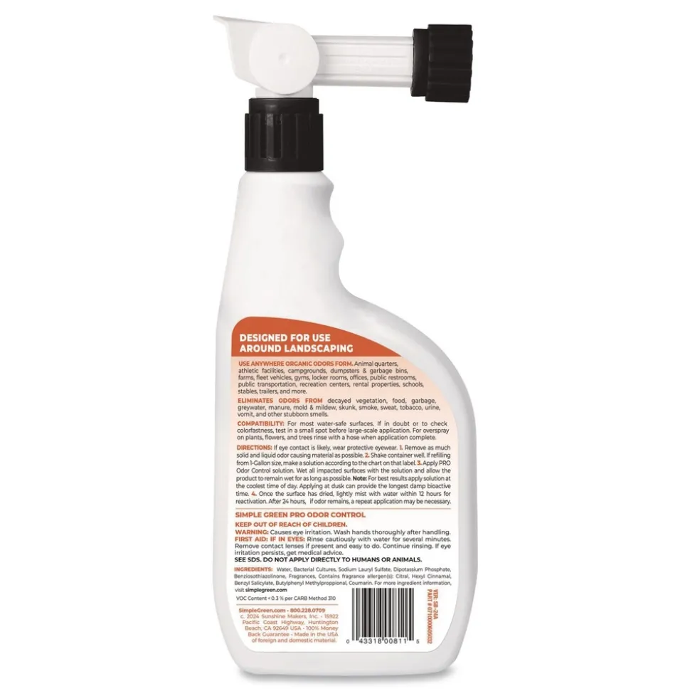 Simple Green 32 oz Hose-End Pro Odor Control - Herbal (6/Carton)
