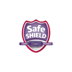 Smead Four SafeSHIELD Fasteners 1 Divider Legal Size Four-Section Pressboard Top Tab Classification Folders - Dark Blue (10/Box)
