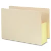 Smead 5.25 in. Expansion Legal Size End Tab File Pockets with Tear Resistant Gussets - Manila (10/Box)