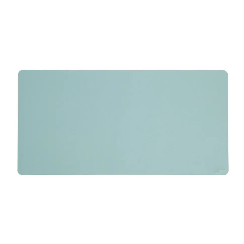 Smead 31.5 in. x 15.7 in. Vegan Leather Desk Pads - Light Blue