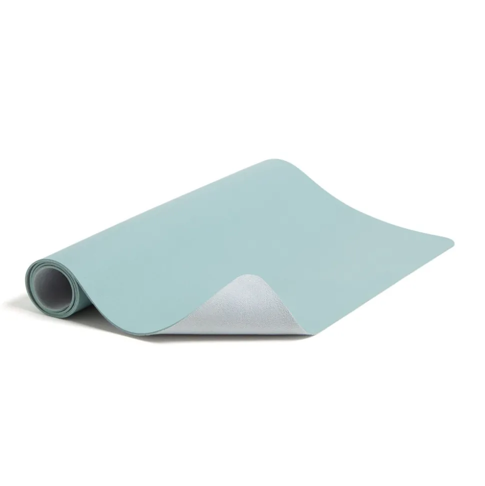 Smead 31.5 in. x 15.7 in. Vegan Leather Desk Pads - Light Blue