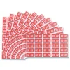 Smead 0.5 in. x 1 in. Yearly End Tab 22 File Folder Labels - Pink (250/Pack)
