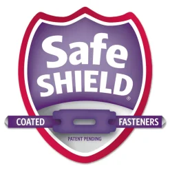 Smead 8 SafeSHIELD Fasteners 3 Dividers Letter Size Eight-Section Pressboard Top Tab Classification Folders - Bright Red (10/Box)