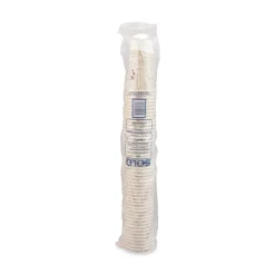 SOLO RW16-J8000 Symphony Eco-Forward 16 oz. Paper Cold Cups - White/Red/Beige (1000/Carton)