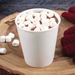 SOLO Thermoguard 12 oz. Sustainable Forest Print Insulated Paper Hot Cups - White (600/Carton)