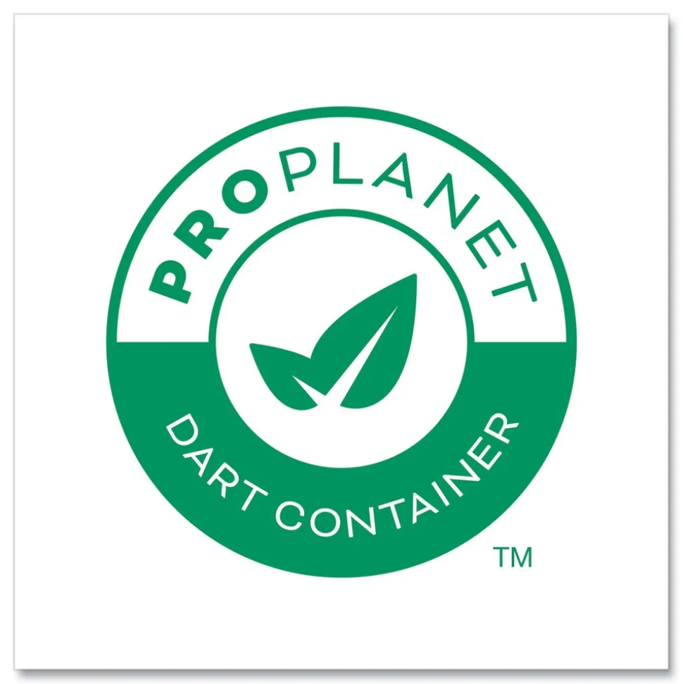 SOLO 8 oz Compostable Paper Hot Cups - White/Green (20/Carton)