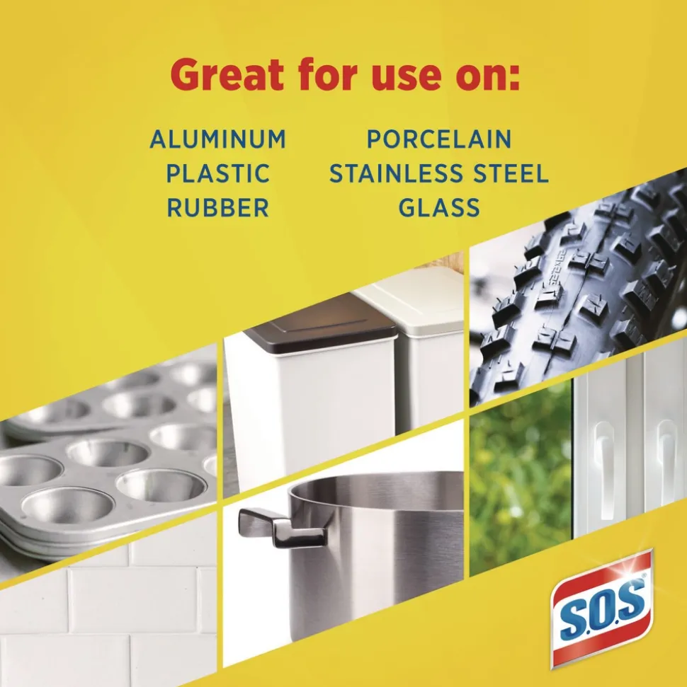 S.O.S. Steel Wool Soap Pad (24/Carton)