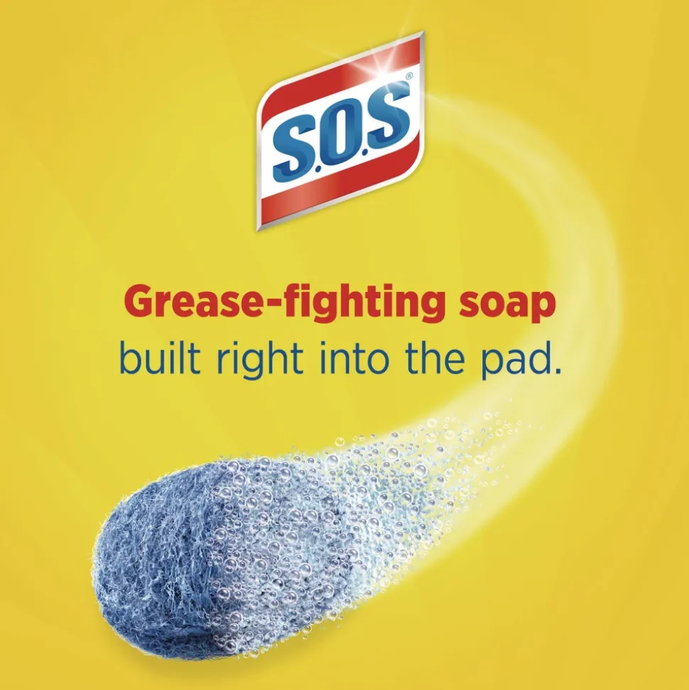 S.O.S. Steel Wool Soap Pad (24/Carton)