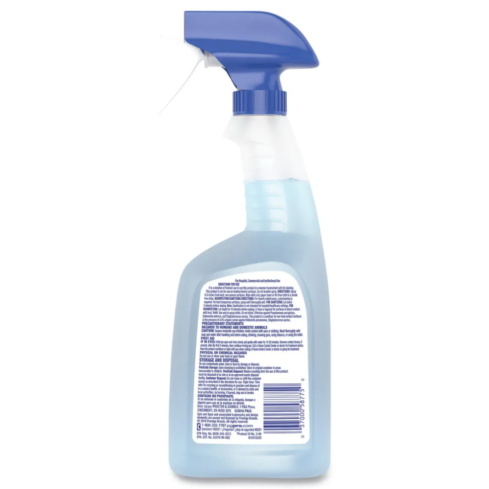 Spic and Span 32 oz. Spray Bottle Disinfecting All-Purpose Spray and Glass Cleaner - Fresh Scent (6/Carton)