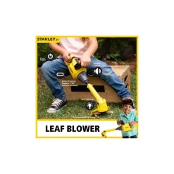 STANLEY Jr. Battery Powered Weed Trimmer Toy with 3 Batteries (AA)