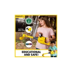 STANLEY Jr. Battery Powered Weed Trimmer Toy with 3 Batteries (AA)