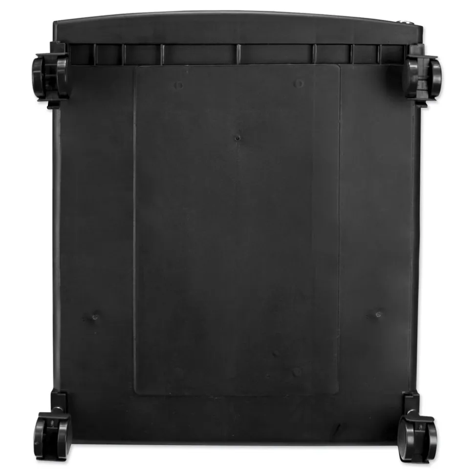 Storex 1 Legal/letter-Size File Drawer 14.75 in. x 18.25 in. x 12.75 in. Single-Drawer Mobile Filing Cabinet - Black/Teal