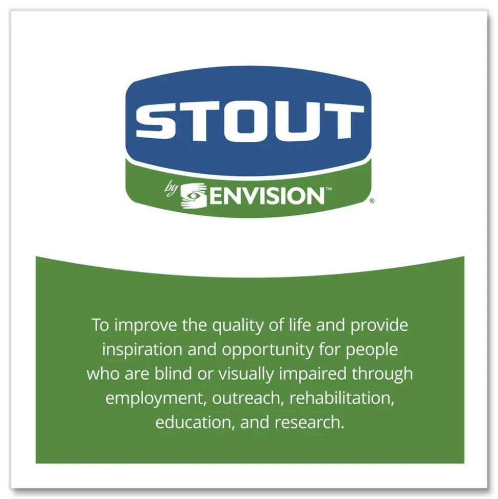 Stout by Envision 37 in. x 52 in. 55-Gallon 2 mil. Insect-Repellent Trash Bags - Black (65/Box)
