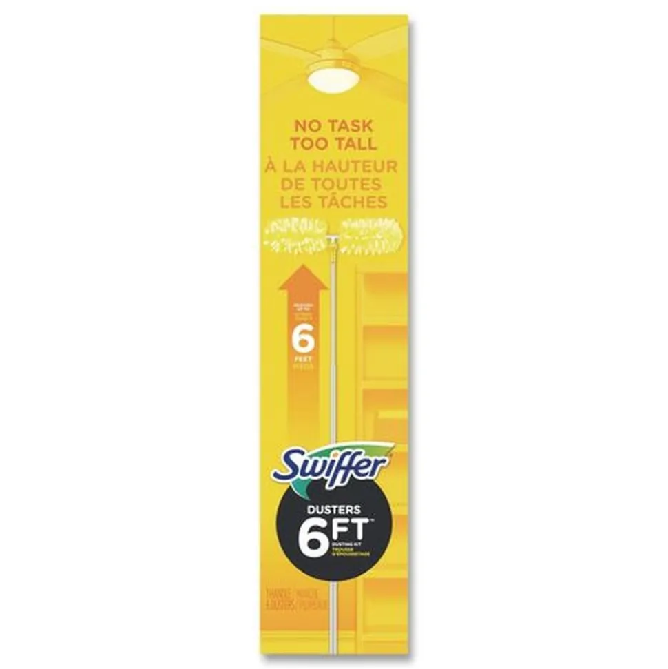 Swiffer Heavy Duty 1 Handle with 12 Duster Refills Starter Kit (1 Kit/Carton)