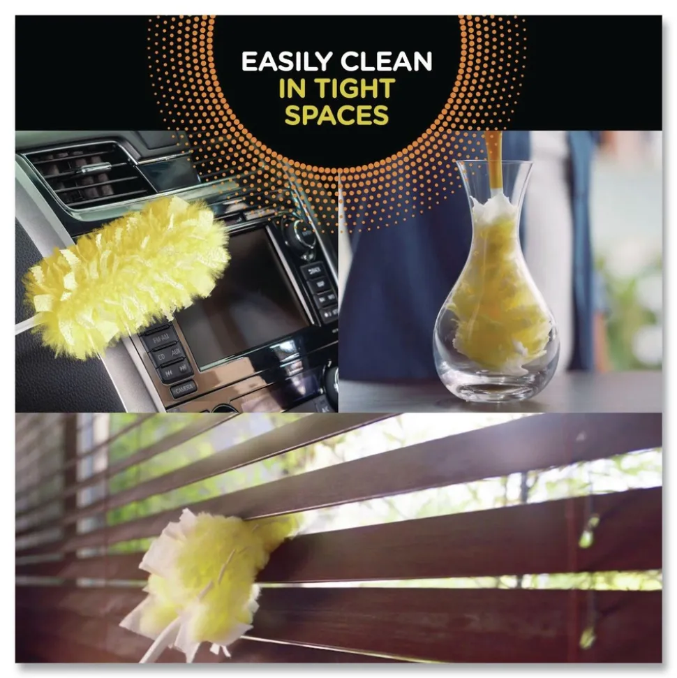 Swiffer 6 in. Handle Heavy Duty Dusters Starter Kit with Two Disposable Dusters (1-Kit)