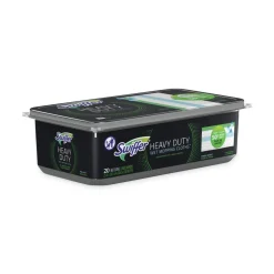 Swiffer 10 in. x 8 in. Heavy-Duty Wet Refill Cloths - Open Window Fresh (120/Carton)
