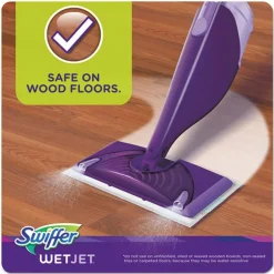 Swiffer WetJet 11.3 in. x 5.4 in. System Refill Cloths - White (24/Box)